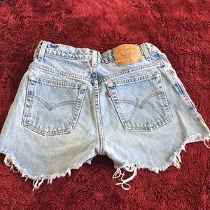 Levi’s High-Waist Denim Shorts